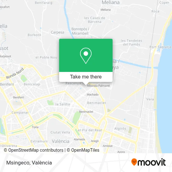 Msingeco map