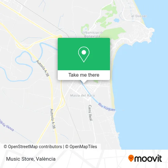 Music Store map