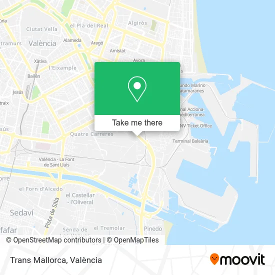 Trans Mallorca map