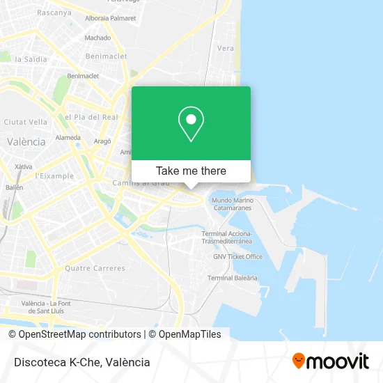 Discoteca K-Che map