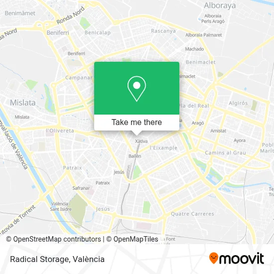 Radical Storage map
