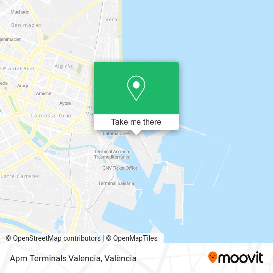 Apm Terminals Valencia map