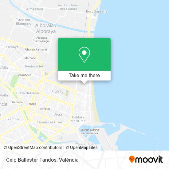 Ceip Ballester Fandos map
