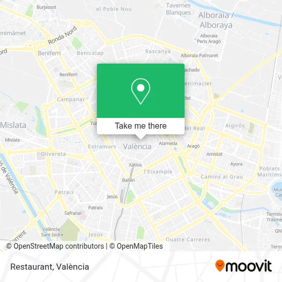 Restaurante map