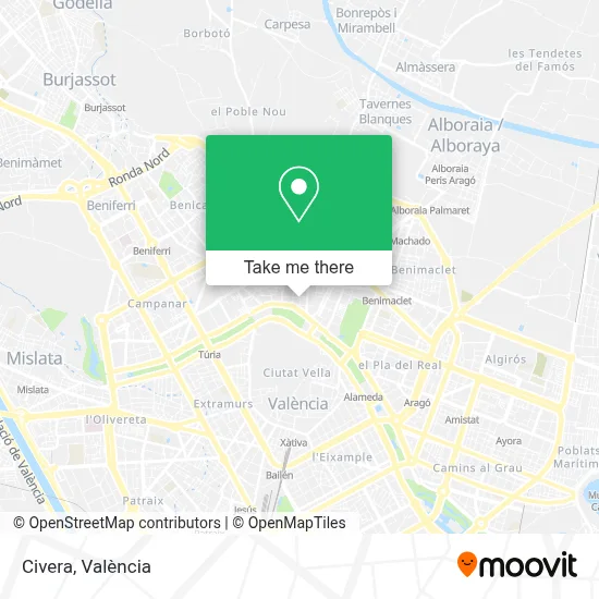 Civera map