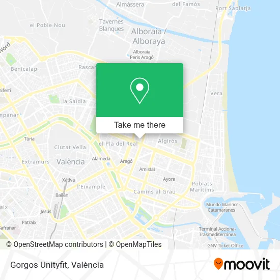 Gorgos Unityfit map