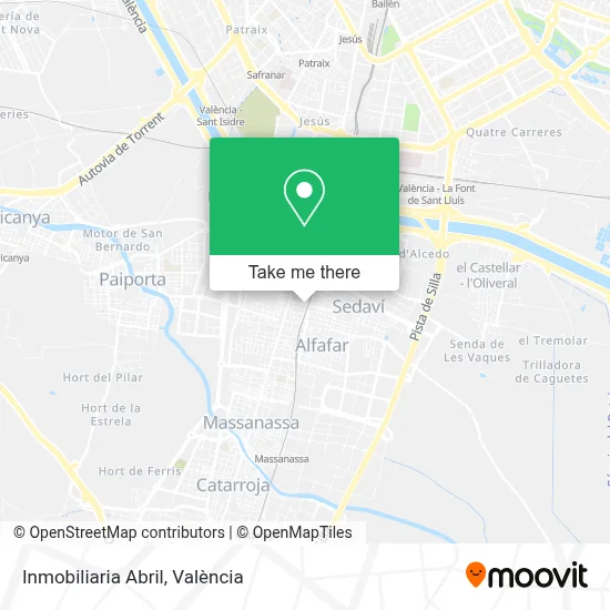 Inmobiliaria Abril map