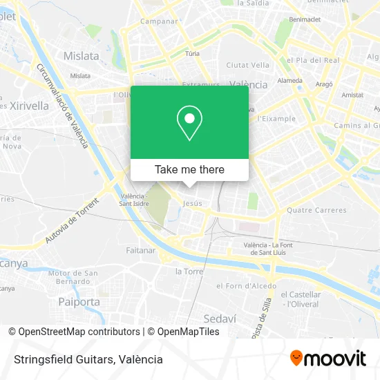 Stringsfield Guitars map
