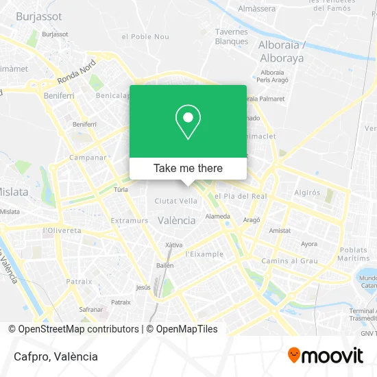 Cafpro map
