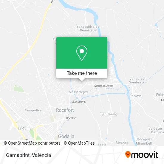 Gamaprint map