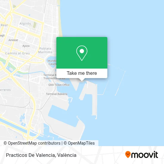 Practicos De Valencia map