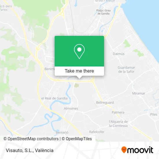 Visauto, S.L. map