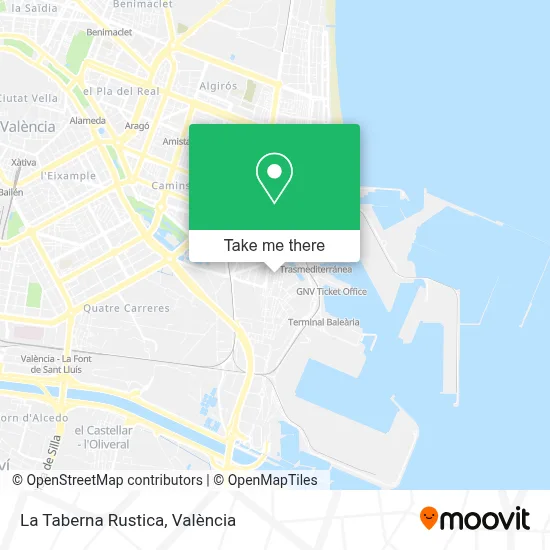 La Taberna Rustica map