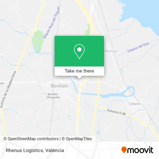 Rhenus Logistics map