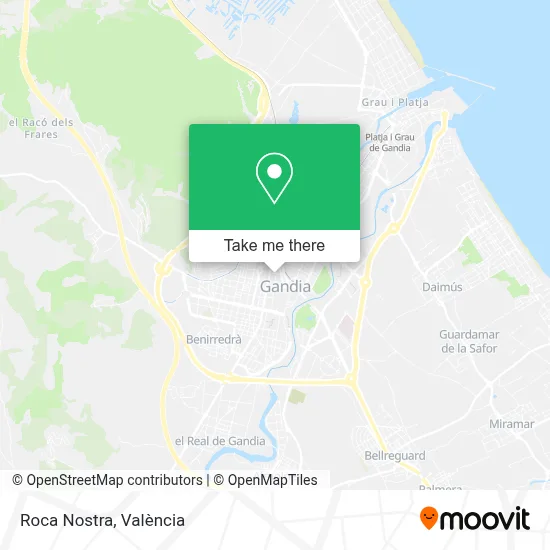 Roca Nostra map