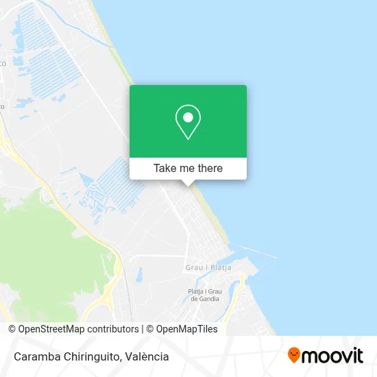 Caramba Chiringuito map