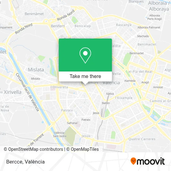 Bercce map
