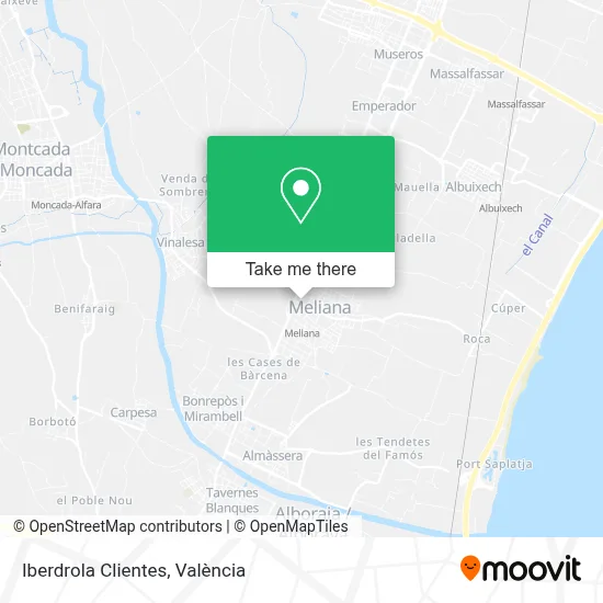 Iberdrola Clientes map
