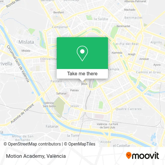 Motion Academy map