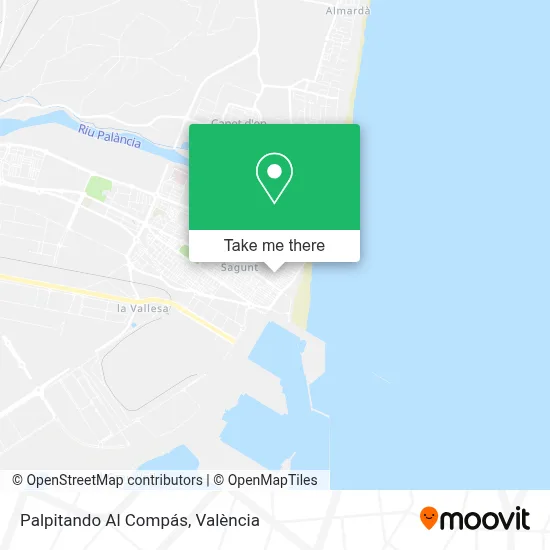 Palpitando Al Compás map