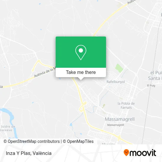 Inza Y Plas map