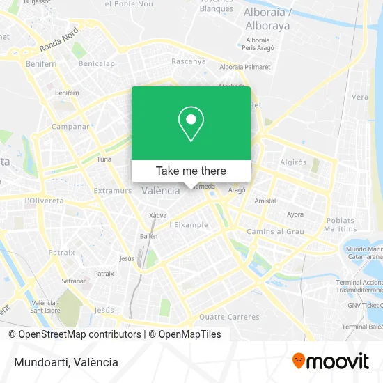 Mundoarti map
