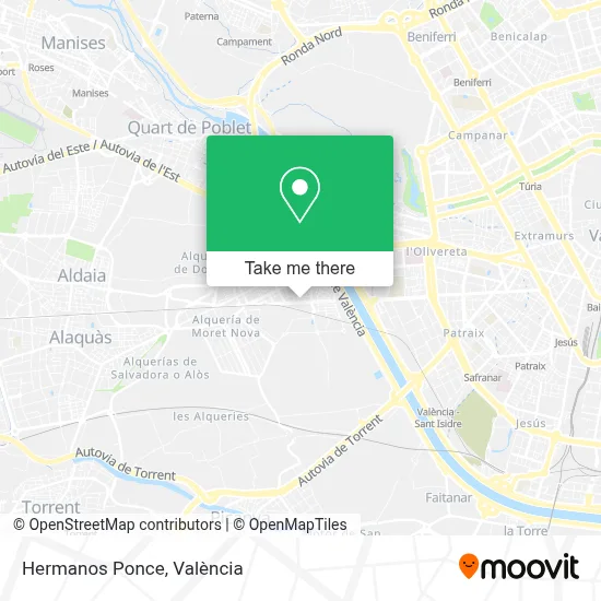 Hermanos Ponce map
