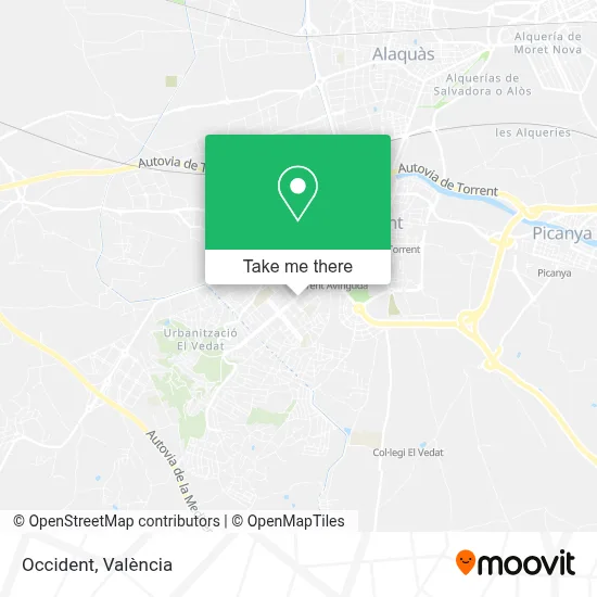 Occident map