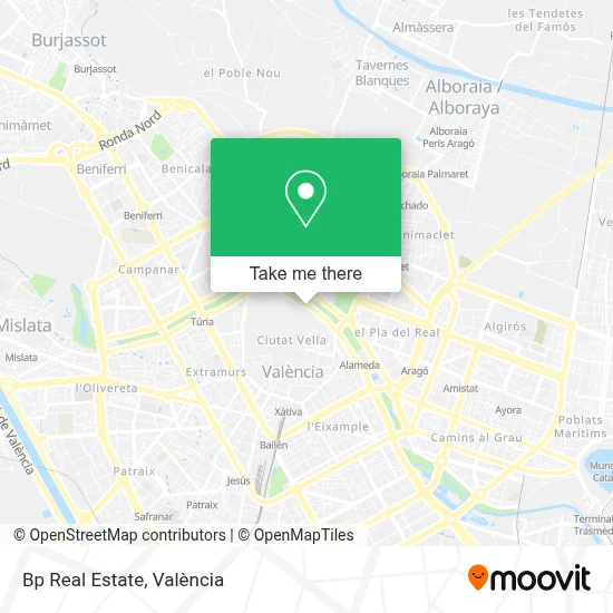 Bp Real Estate map