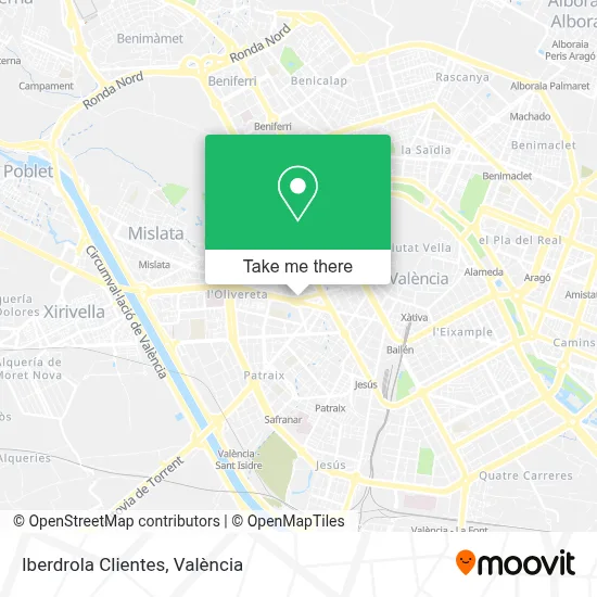 Iberdrola Clientes map
