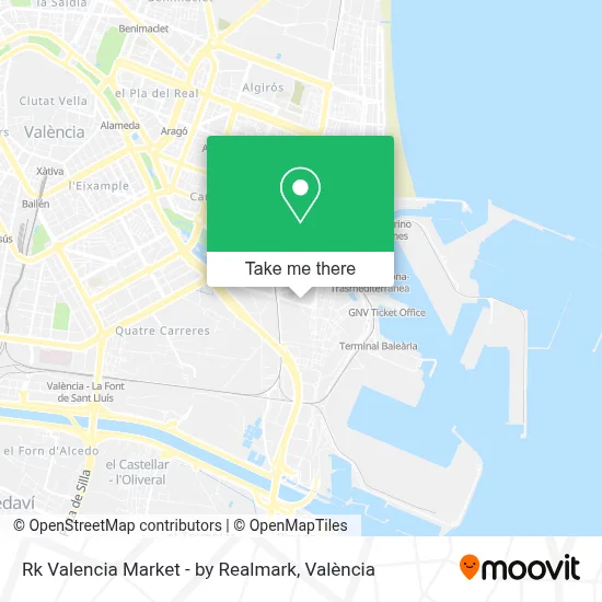 Rk Valencia Market - by Realmark map
