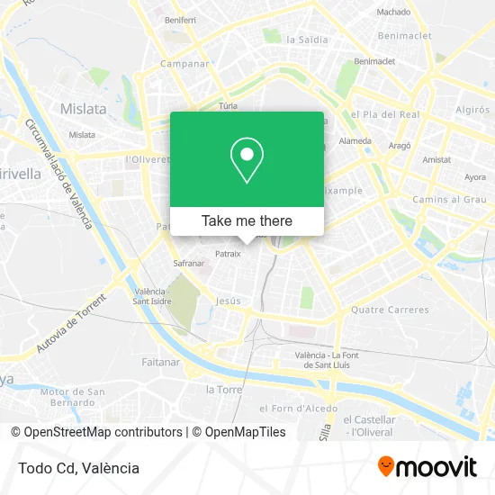 Todo Cd map