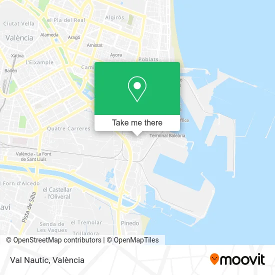 Val Nautic map