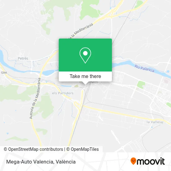 Mega-Auto Valencia map
