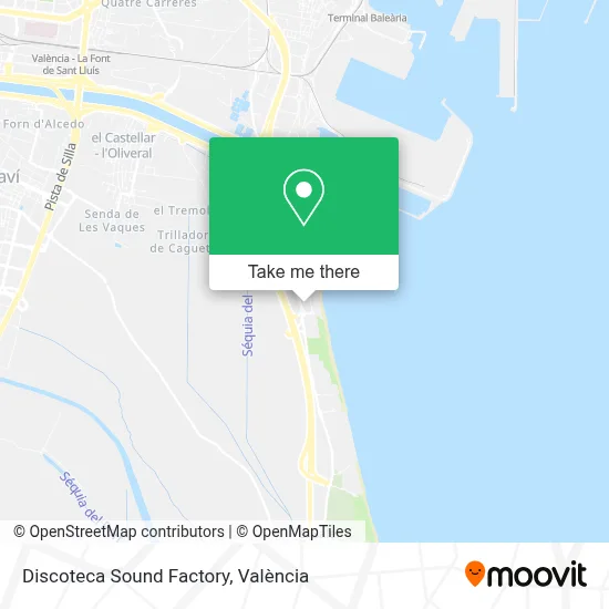 Discoteca Sound Factory map