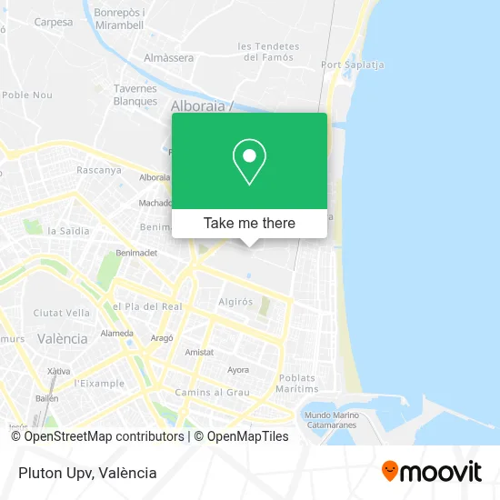 Pluton Upv map