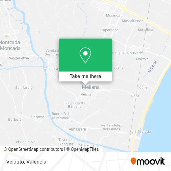 Velauto map
