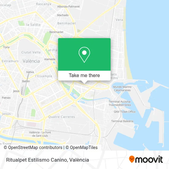 Ritualpet Estilismo Canino map