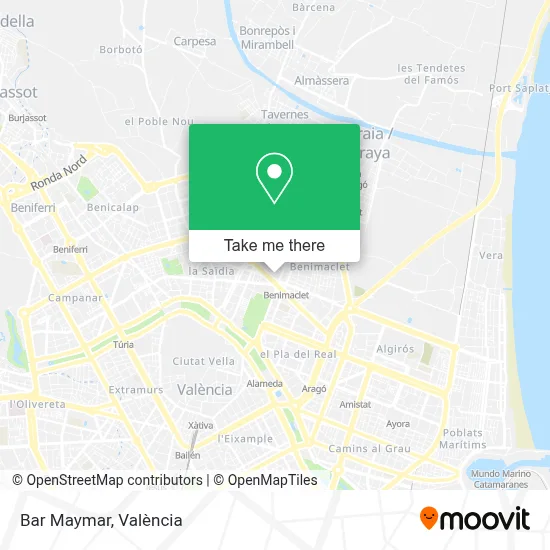 Bar Maymar map