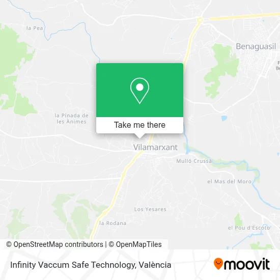Infinity Vaccum Safe Technology map