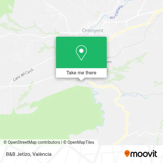 B&B Jetizo map