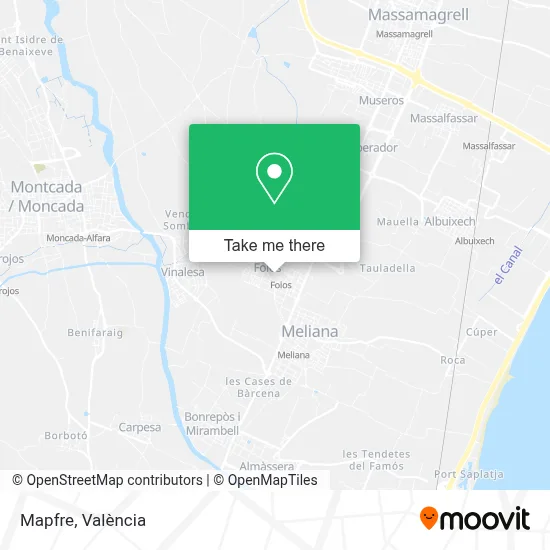 Mapfre map