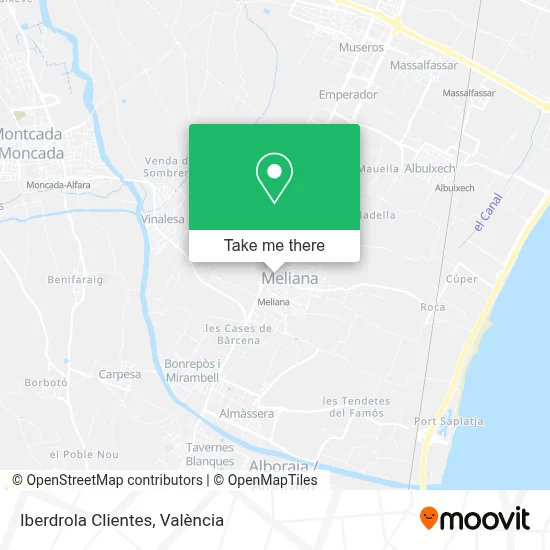 Iberdrola Clientes map
