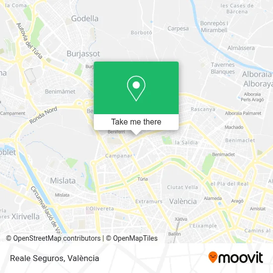 Reale Seguros map