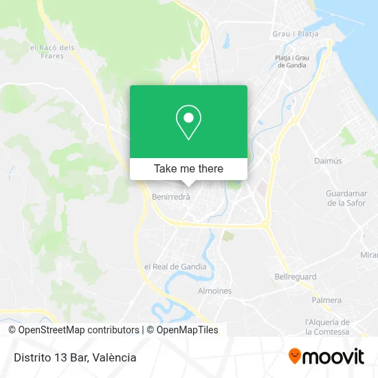 Distrito 13 Bar map
