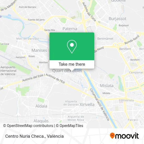 Centro Nuria Checa. map