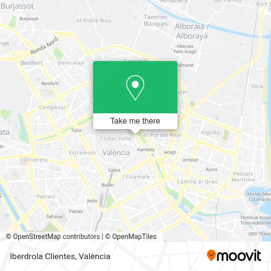 Iberdrola Clientes map