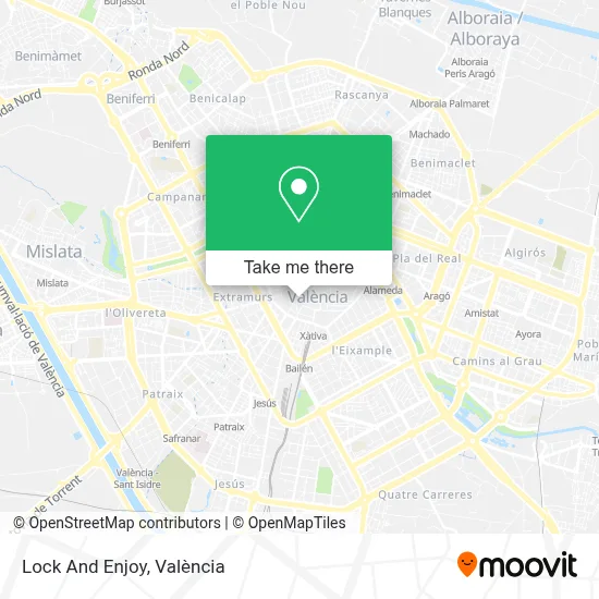Lock And Enjoy map