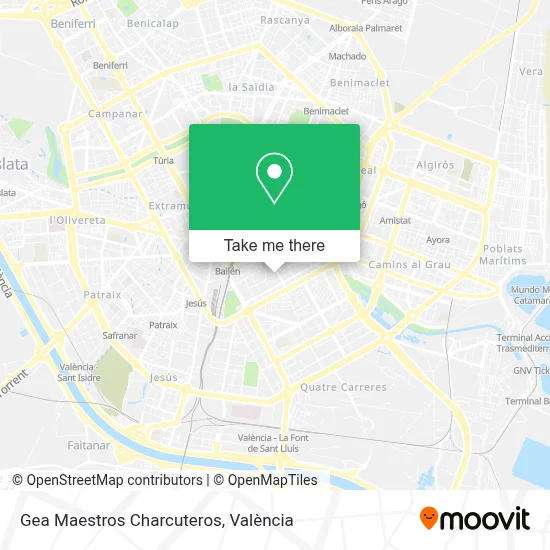 Gea Maestros Charcuteros map