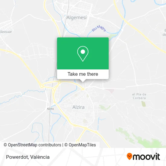 Powerdot map